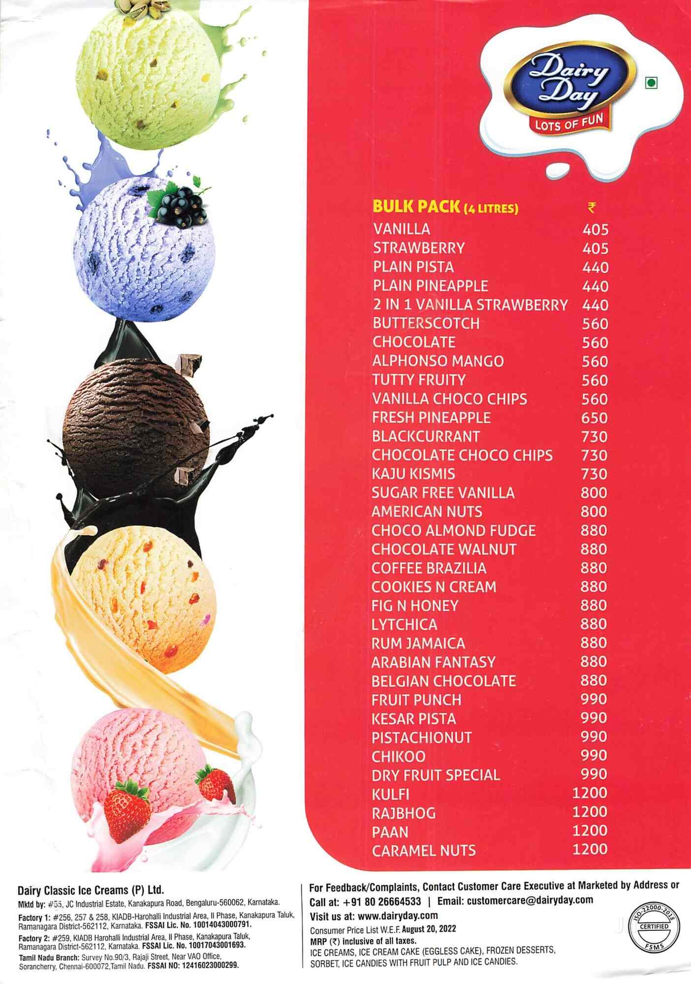 Dairy Classic Ice Creams Pvt Ltd (Head Office) in Kanakapura Road