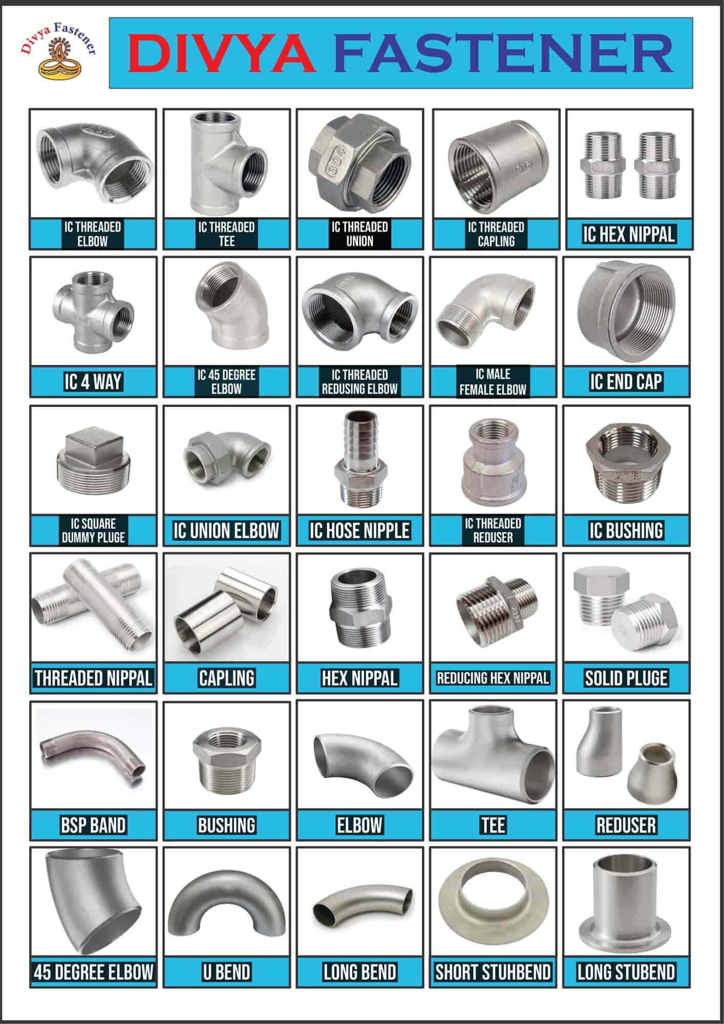 Divya Fastners in Rakhial,Ahmedabad Best Stainless Steel Nut Bolt
