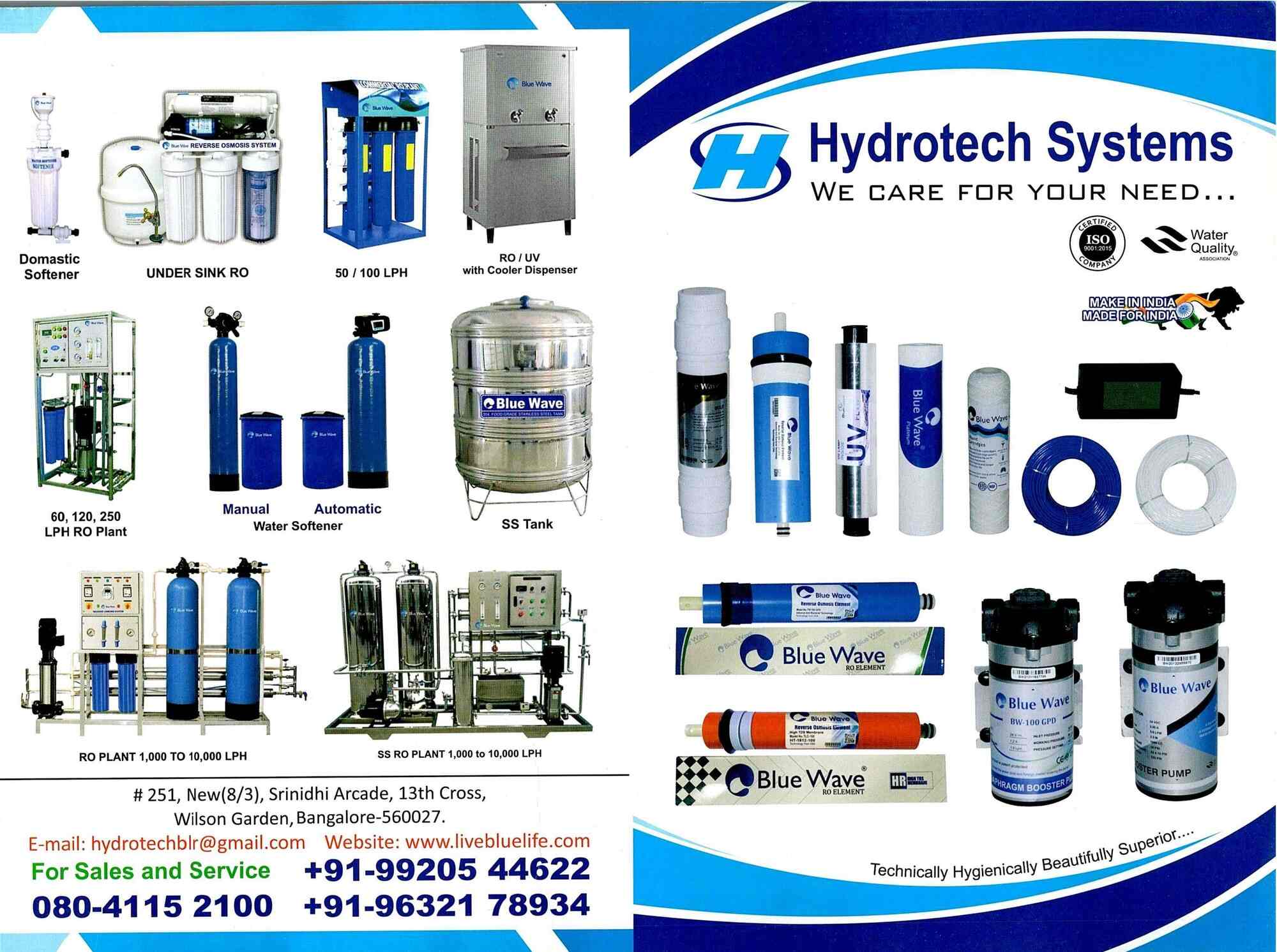 Hydrotech Systems in Wilson Garden,Bangalore Best Water Purifier
