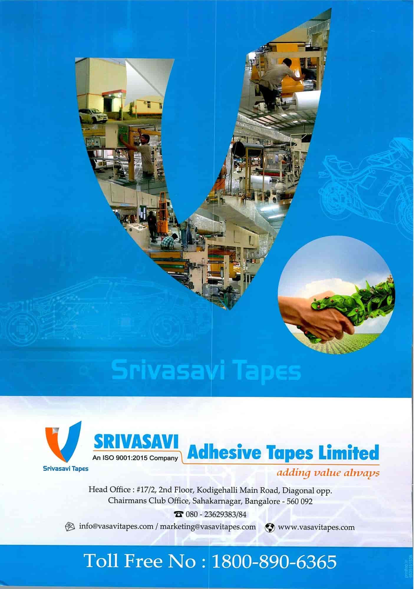 Srivasavi Adhesive Tapes Ltd (Head Office) in Sahakara Nagar,Bangalore