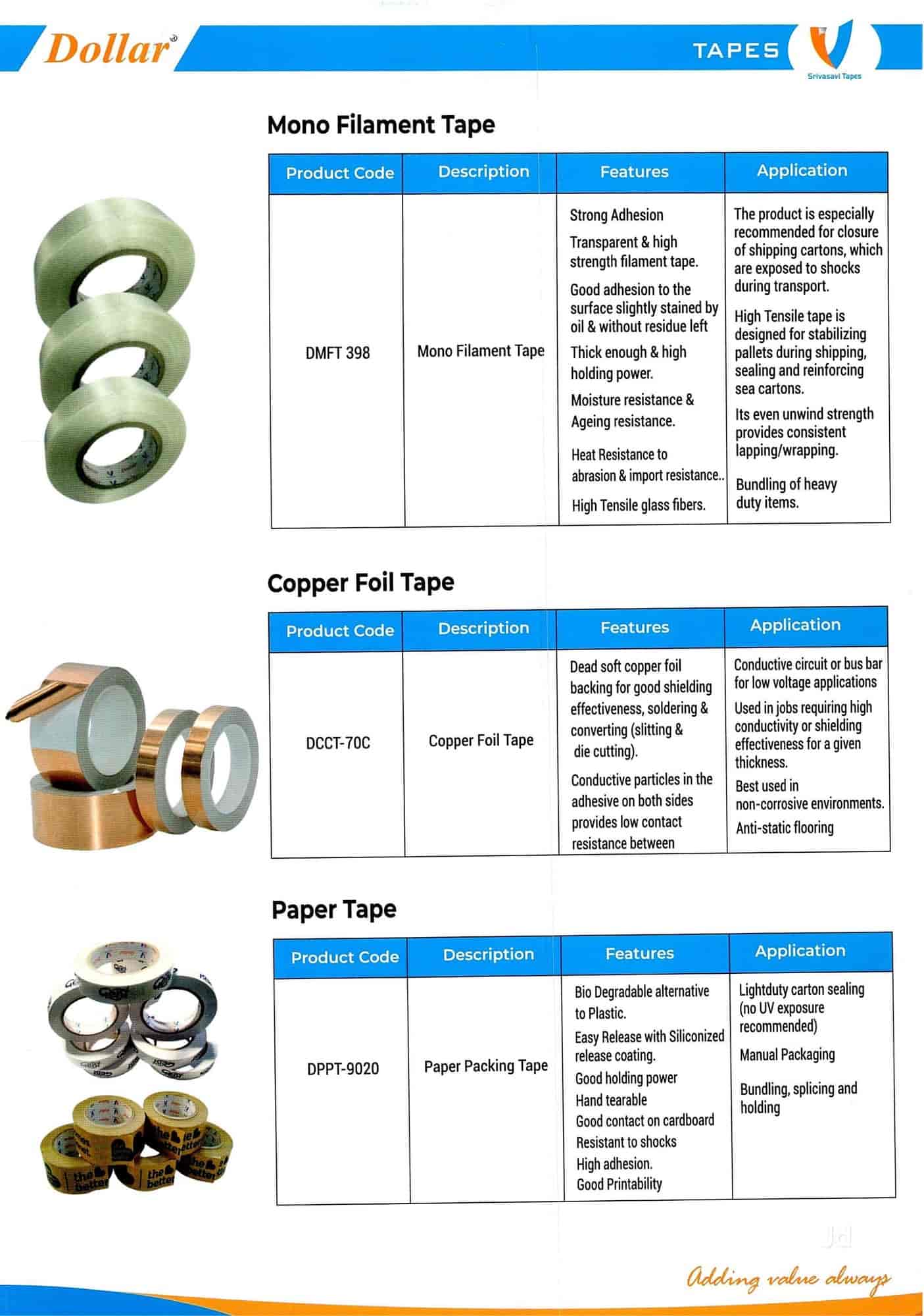 Srivasavi Adhesive Tapes Ltd (Head Office) in Sahakara Nagar,Bangalore Best Adhesive Tape