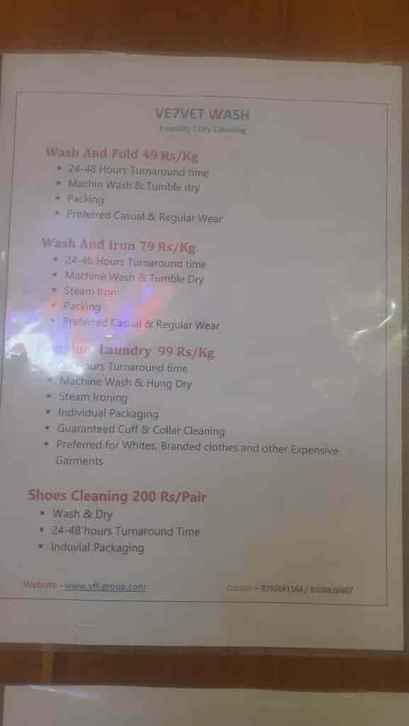 Velvet Wash in Tilakwadi Belgaum,Belgaum Best Laundry Services in