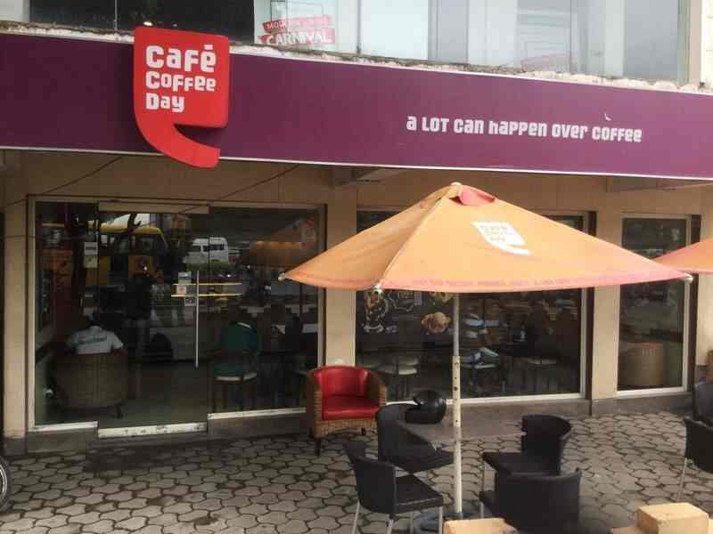 Front View Of Coffee Shop Front View Of Coffee Shop