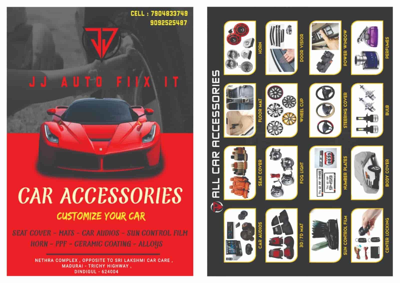 J J AUTO FIIX IT in Dindigul HO,Dindigul Best ChevroletCar Accessory