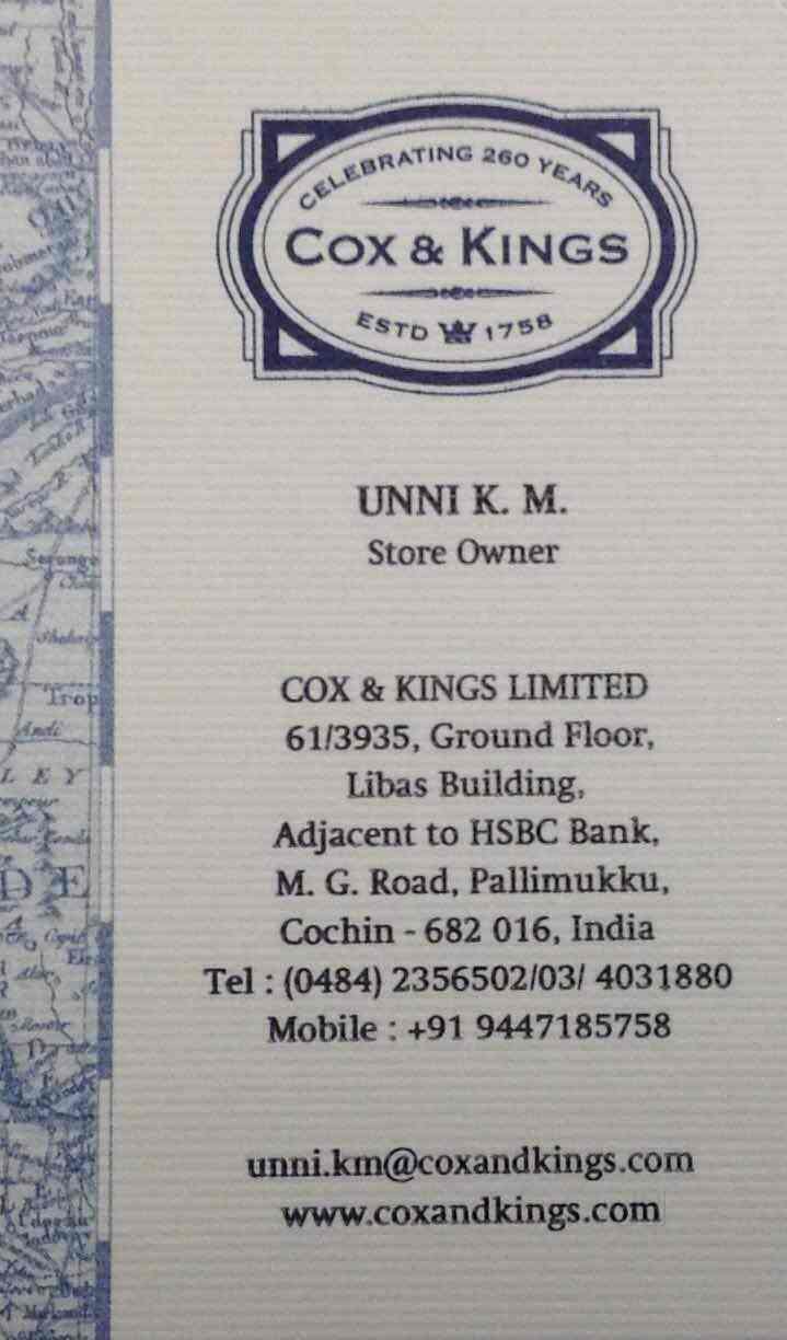 Cox Kings Kochi Franchise Reviews Pallimukku Ernakulam 15 - 