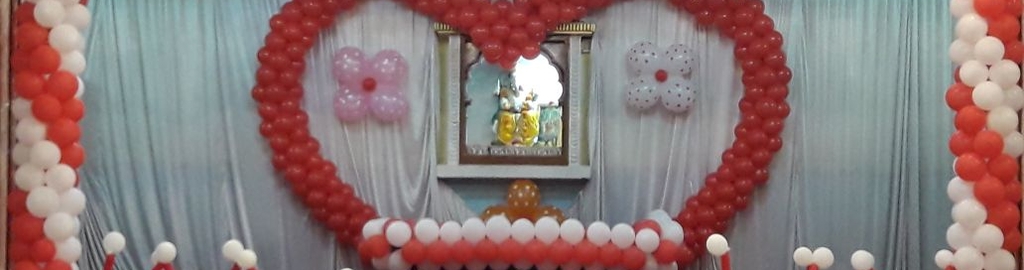 Shri Ram Balloon Decoration Photos Pardesipura Indore Pictures