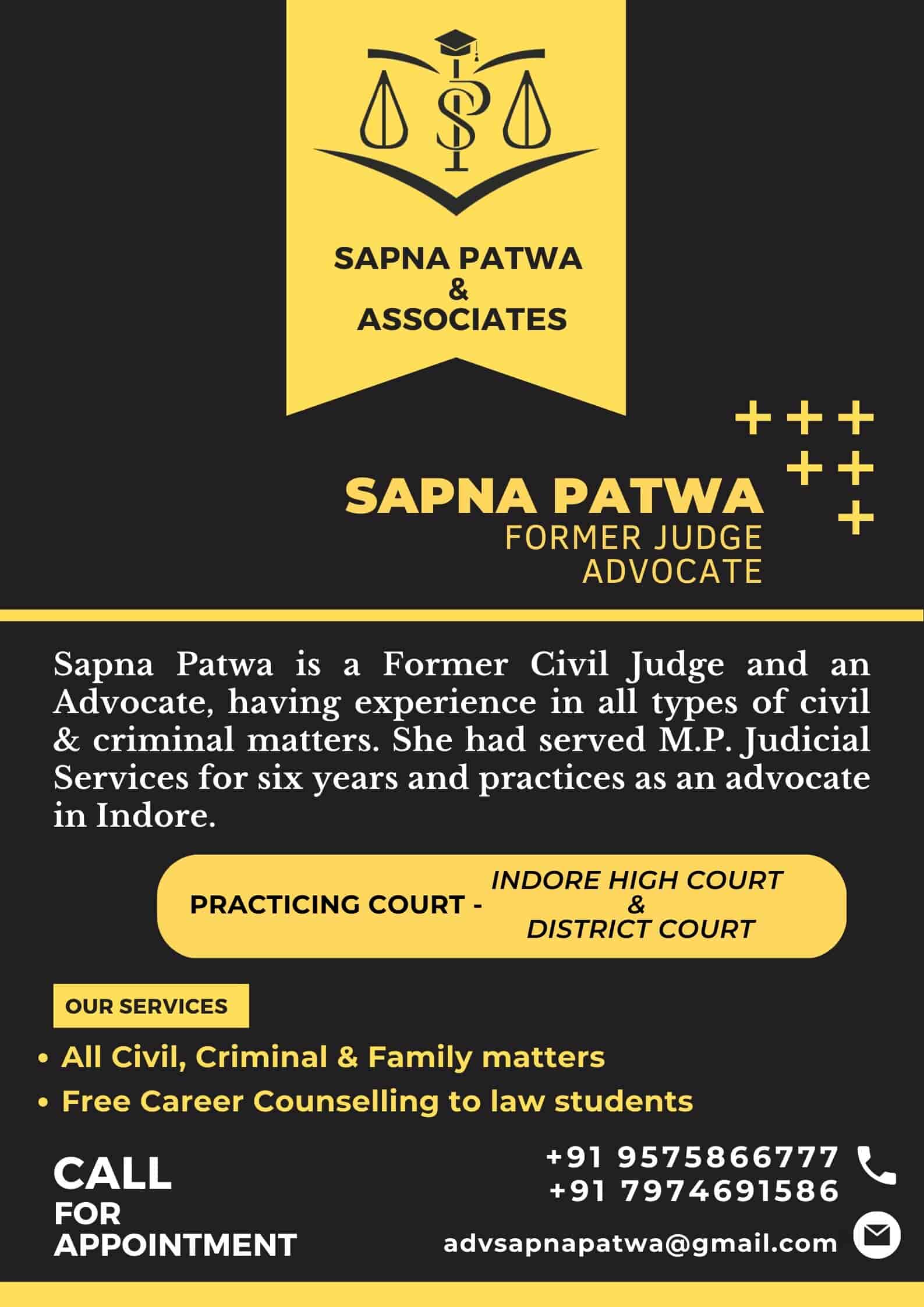 Patwa & Associates in Vijay Nagar,Indore - Best Lawyers in Indore ...