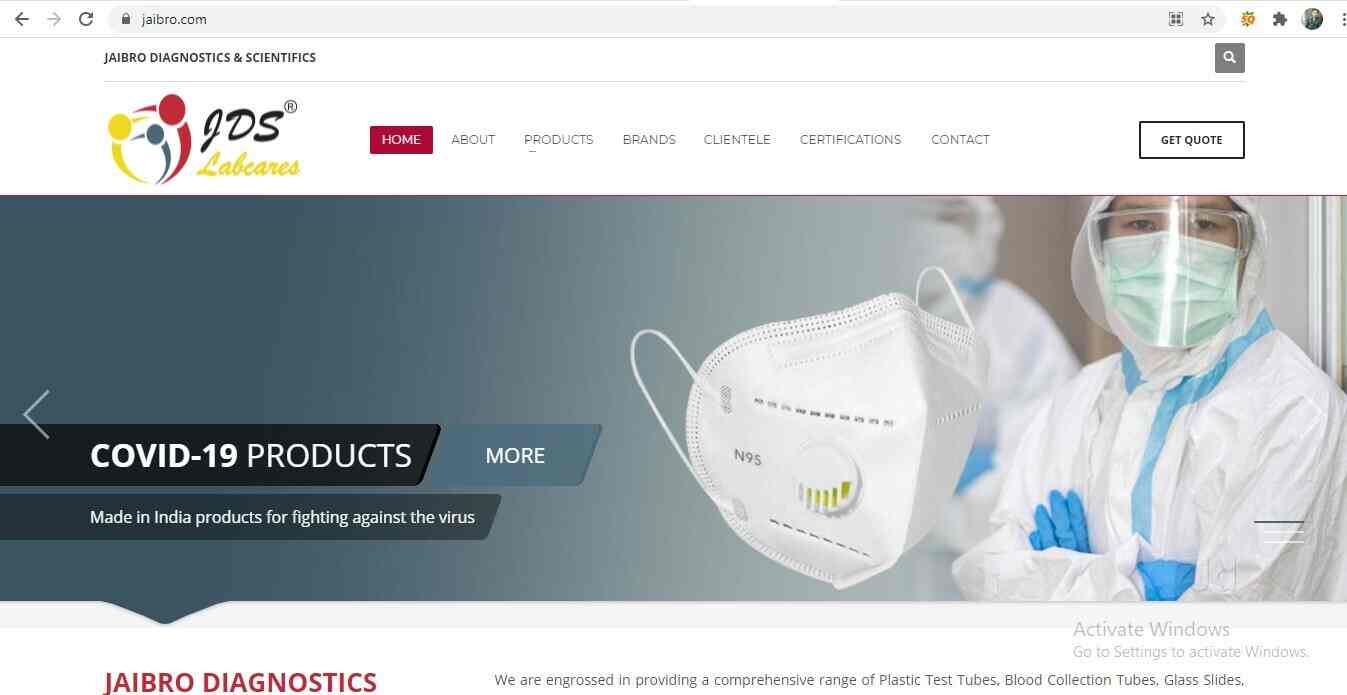 Jaibro Diagnostics & Scientifics in Sadar Bazar,Delhi Best Laboratory