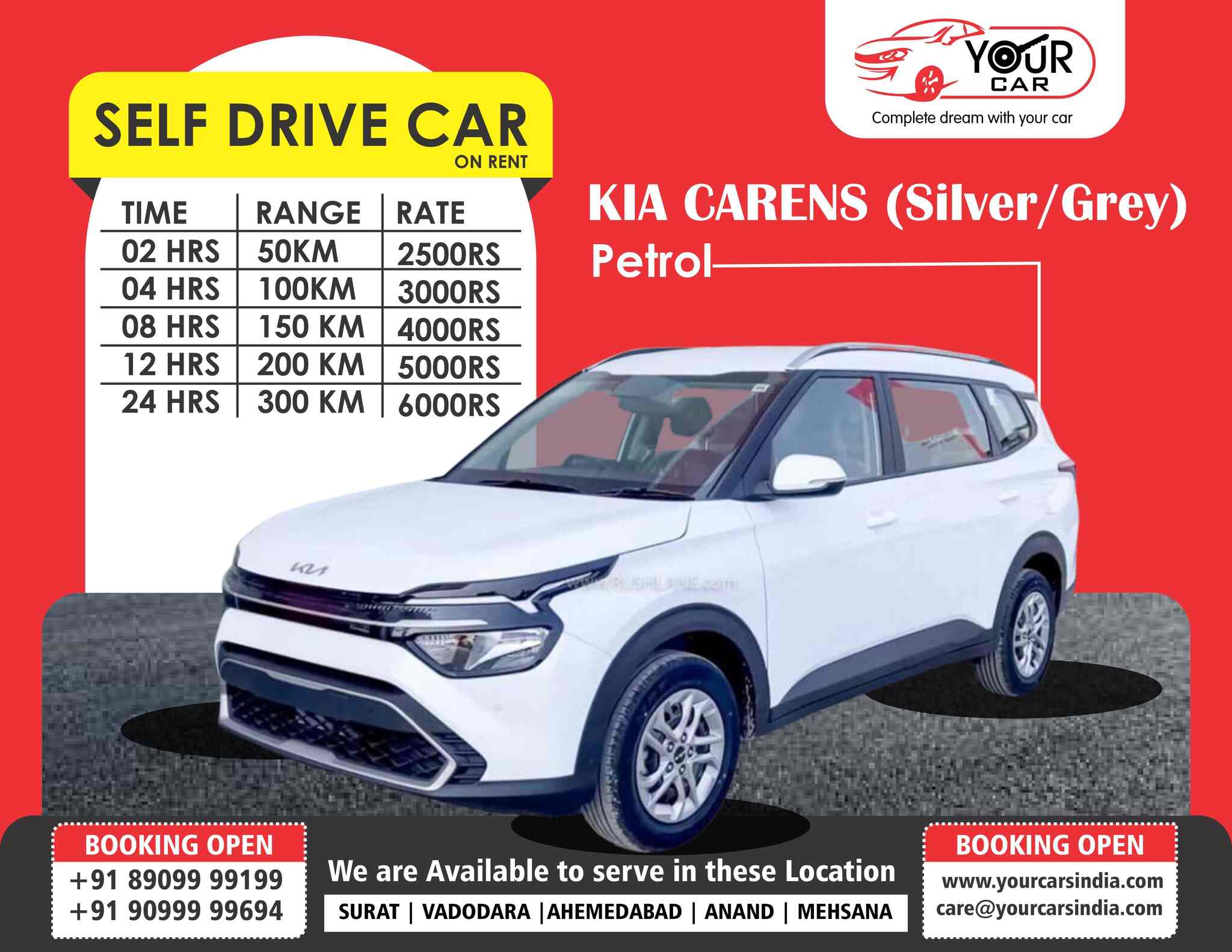 Your Car Private Limited in Karelibaug,Vadodara Best Car Rental in Vadodara Justdial