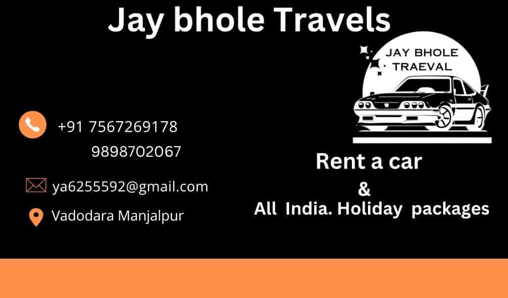 Jay Bhole Travels in Manjalpur,Vadodara Best Car Rental in Vadodara