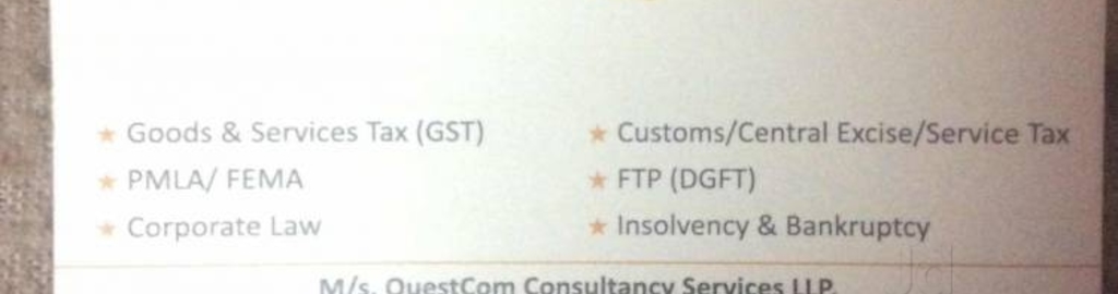quest com indirect tax consultancy photos cbm compound