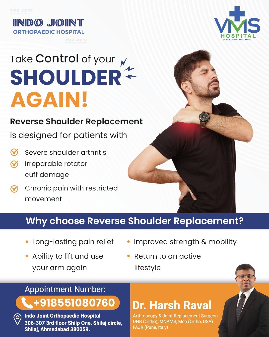 Harsh Raval Dr. Harsh Raval in Thaltej,Ahmedabad - Best Joint Pain Doctors near me ...