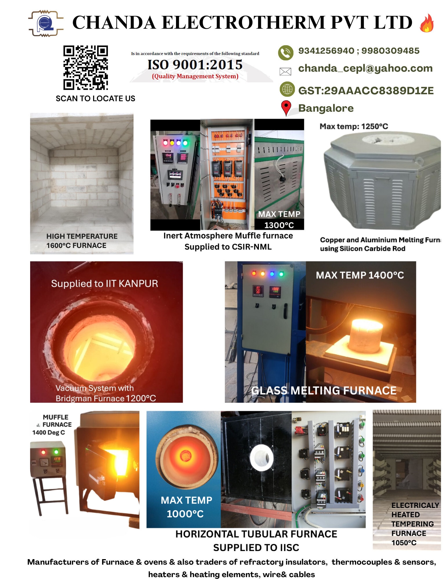 Chanda Electrotherm Pvt Ltd in Malleswaram West, Bangalore - Best ...