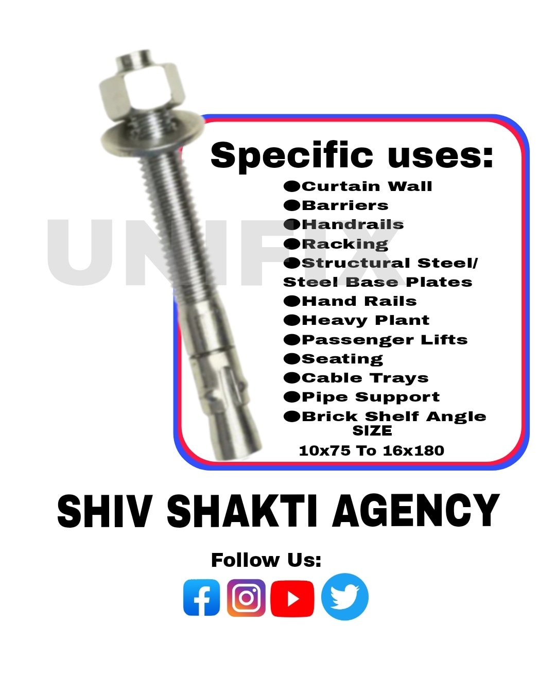 UNIFIX FASTENER in Priyadarshini Colony, Delhi - Best Anchor Fastener ...