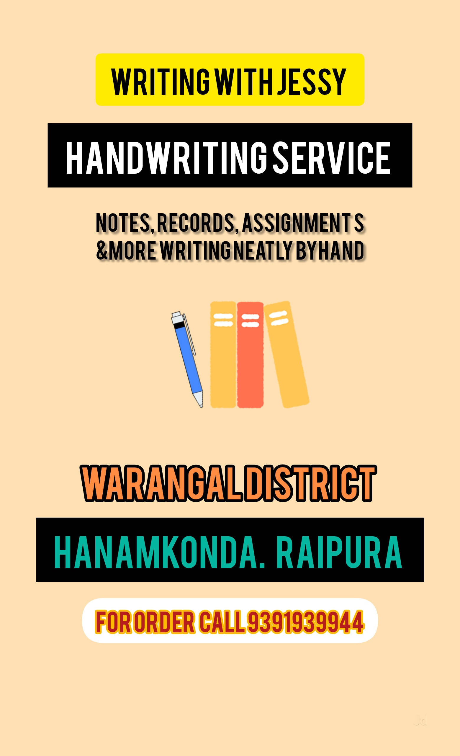 HANDWRITING SERVICE RECORDS in Warangal - Best Record Writing Services ...